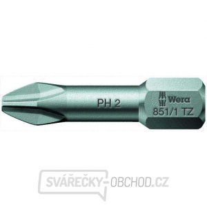 Wera 056510 Bit PH 2 - 851/1 TZ. Šroubovací bit 1/4 Hex, 25 mm pro křížové šrouby Phillips Wera 056510 Bit PH 2 - 851/1 TZ. Šroubovací bit 1/4 Hex, 25 mm pro křížové šrouby Phillips gallery main image