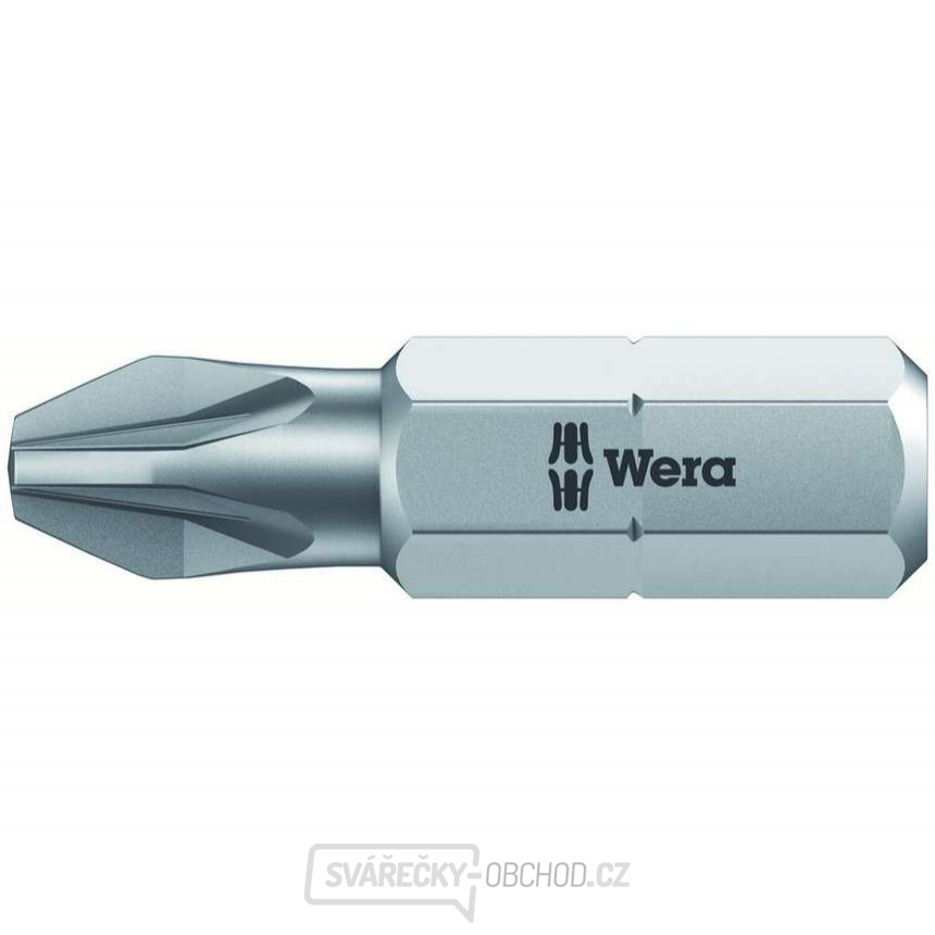 Wera 072080 Šroubovací bit 1/4" Hex PZ 1 x 25 mm, typ 855/1 Z pro křížové šrouby Pozidriv