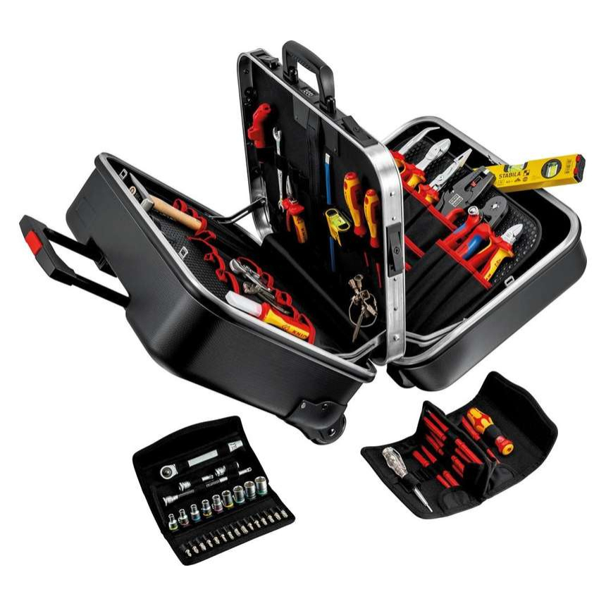 Univerzální kufřík na nářadí "BIG Twin Move" Knipex 00 21 41 (Včetně nářadí) 63 dílů 00 21 41