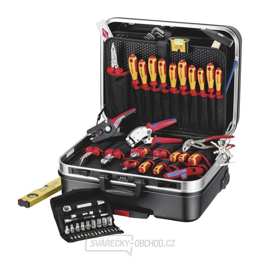 Kufr na nářadí „BIG Basic Move“ pro elektrikáře Knipex 00 21 06 (Sada 68 dílů)