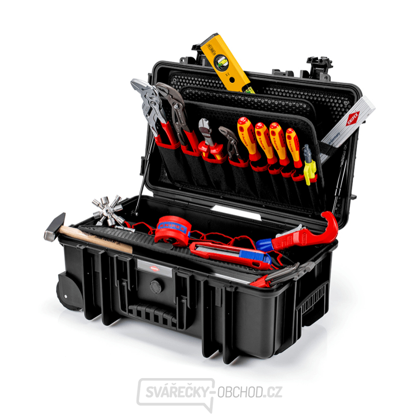 Kufr na nářadí "Robust26" instalatér Knipex K 00 21 33 S (Sada 17 dílů)