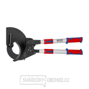 Kabelové nůžky 680 mm Knipex 95 32 100, ráčnové s teleskopickými rukojeťmi gallery main image