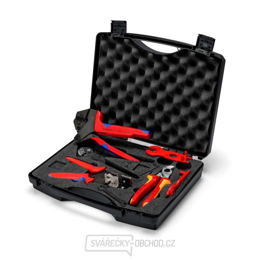Kufřík s nářadím pro fotovoltaiku Knipex 97 91 04 V01 (Sada 7 dílů)