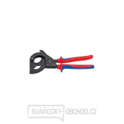 Kleště na kabely KNIPEX 95 32 315 A, 315 mm - černěné, vícesložkové návleky Náhled