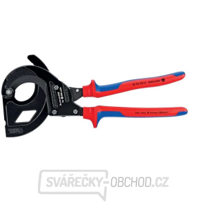 Kleště na kabely KNIPEX 95 32 315 A, 315 mm - černěné, vícesložkové návleky gallery main image