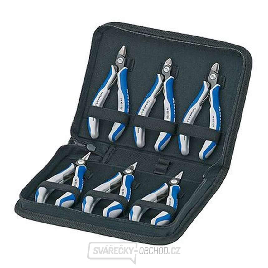 Sada kleští pro elektroniku KNIPEX 00 20 16 P - sada 6 dílů