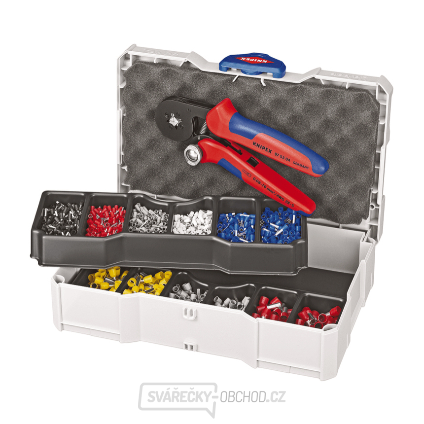 Lisovací sortiment pro dutinky Knipex 97 90 09
