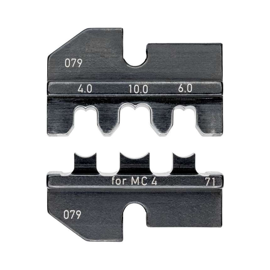 Lisovací profil Knipex 97 49 71 - nástavec pro solární konektory MC 4 (Multi-Contact) 97 49 71