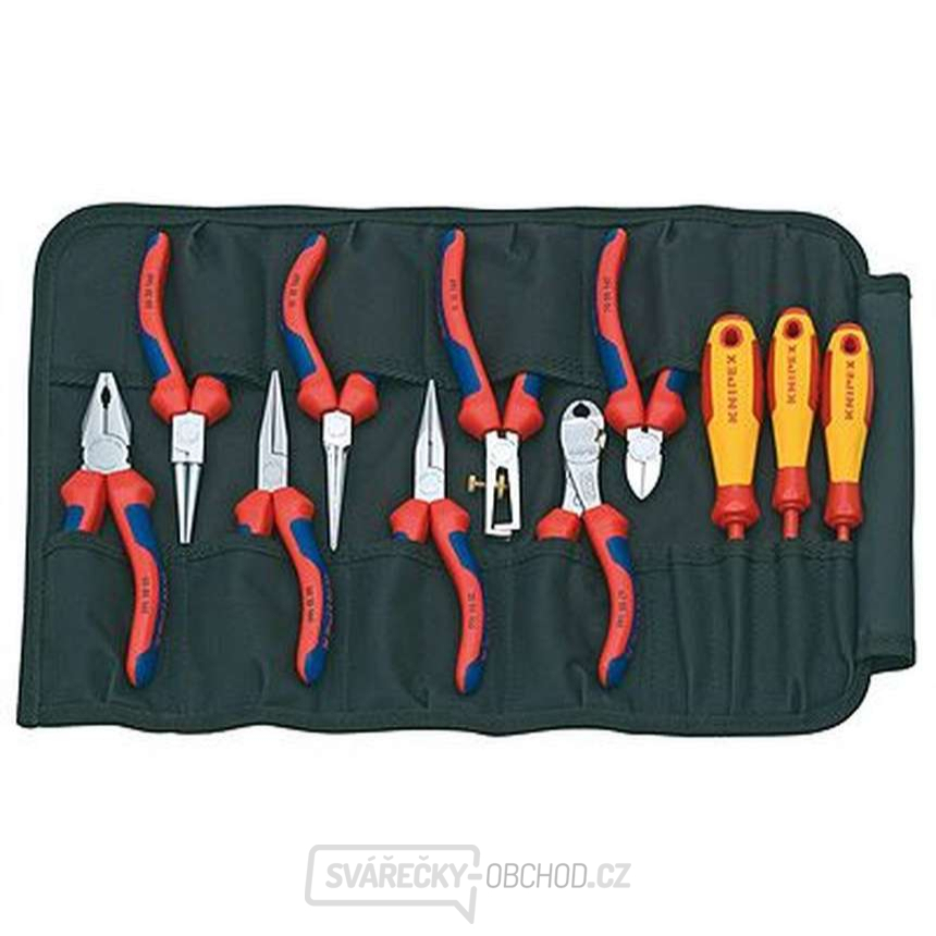 Svinovací taška s nářadím KNIPEX 00 19 41 - 11 dílů