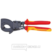 Kleště na kabely 250 mm KNIPEX 95 36 250 - 1000V. Chromováno, vícesložkové návleky VDE gallery main image