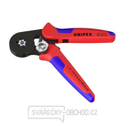 Samonastavitelné kleště 180 mm KNIPEX 97 53 14 - pro lisování kabelových koncovek. Chromováno, plastové návleky Náhled