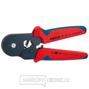 Samonastavitelné kleště 180 mm KNIPEX 97 53 14 - pro lisování kabelových koncovek. Chromováno, plastové návleky Náhled