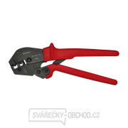 Pákové lisovací kleště 250 mm KNIPEX 97 52 19 - leštěná hlava, vícesložkové návleky Náhled