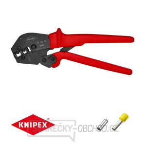 Pákové lisovací kleště 250 mm KNIPEX 97 52 19 - leštěná hlava, vícesložkové návleky gallery main image