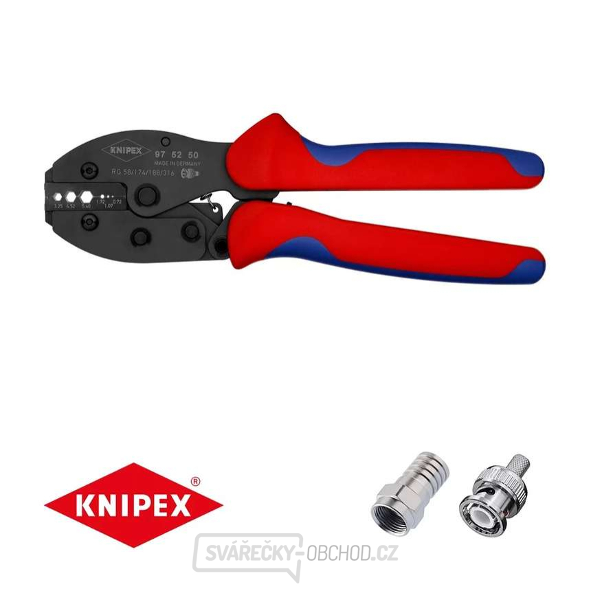Lisovací kleště PreciForce 220 mm KNIPEX 97 52 50