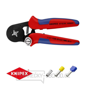 Samonastavitelné kleště 180 mm KNIPEX 97 53 04 - pro lisování kabelových koncovek Samonastavitelné kleště 180 mm KNIPEX 97 53 04 - pro lisování kabelových koncovek gallery main image