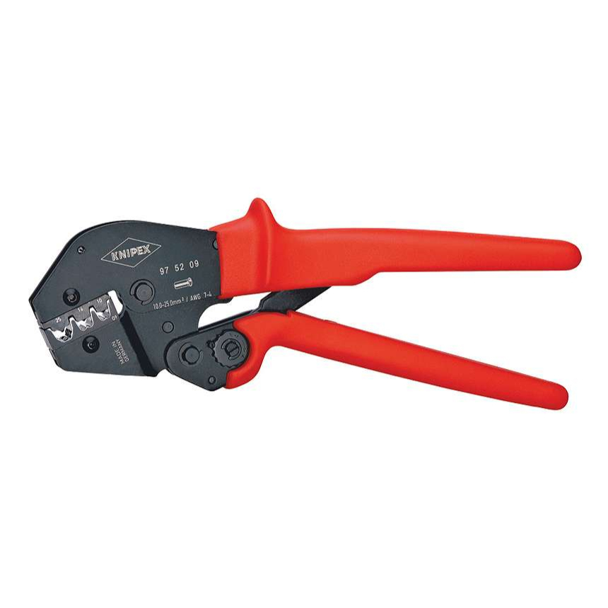 Pákové lisovací kleště 250 mm KNIPEX 97 52 09. Leštěno, vícesložkové návleky