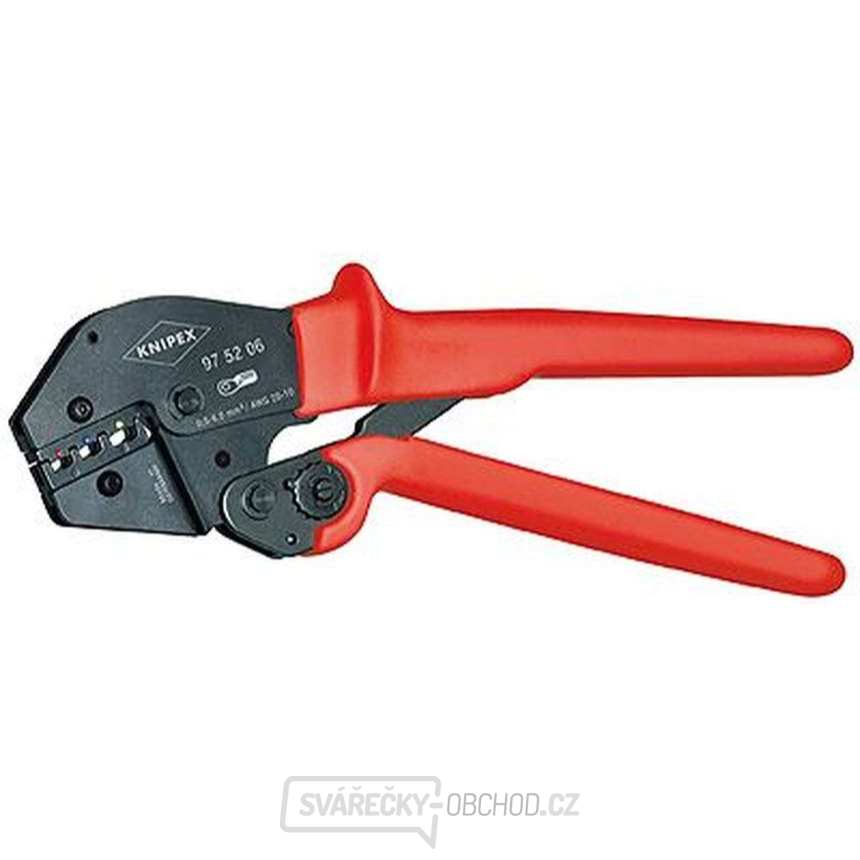 Pákové lisovací kleště 250 mm KNIPEX 97 52 08. Leštěno, vícesložkové návleky
