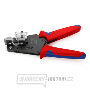 Odizolovací kleště 195 mm, univerzální. KNIPEX 12 12 10 - leštěná hlava, vícesložkové návleky Odizolovací kleště 195 mm, univerzální. KNIPEX 12 12 10 - leštěná hlava, vícesložkové návleky gallery main image