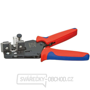 Odizolovací kleště 195 mm,  univerzální. KNIPEX 12 12 06 - leštěná hlava, vícesložkové návleky Odizolovací kleště 195 mm,  univerzální. KNIPEX 12 12 06 - leštěná hlava, vícesložkové návleky gallery main image