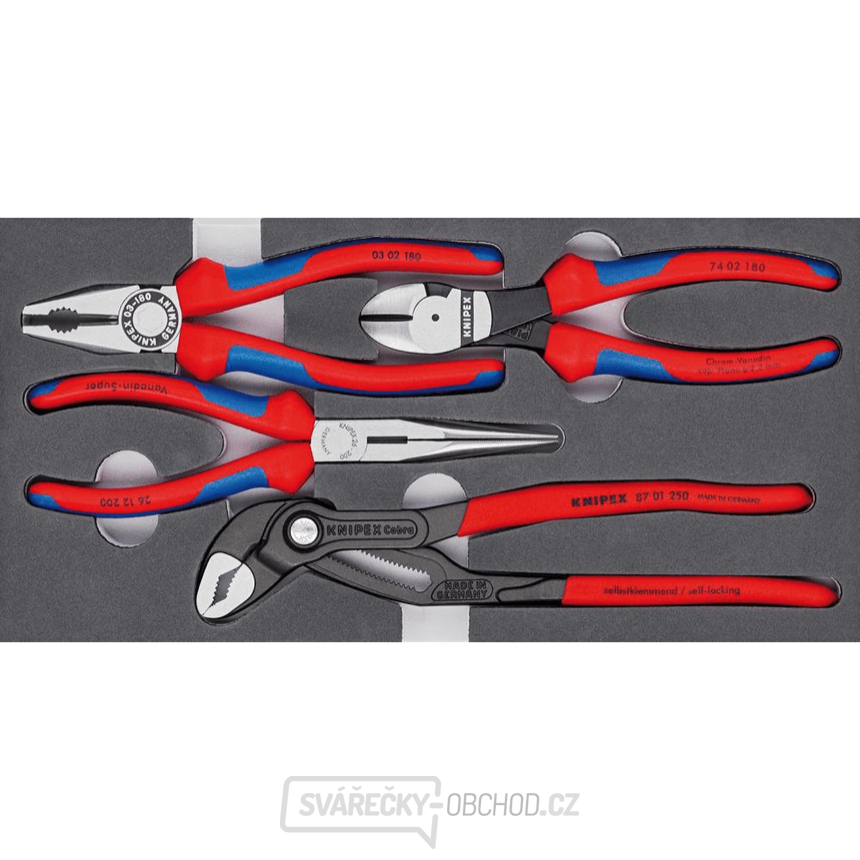 Kleště Knipex 00 20 01 V15 - balíček Basic (Sada 4 dílů) Kleště Knipex 00 20 01 V15 - balíček Basic (Sada 4 dílů) gallery main image