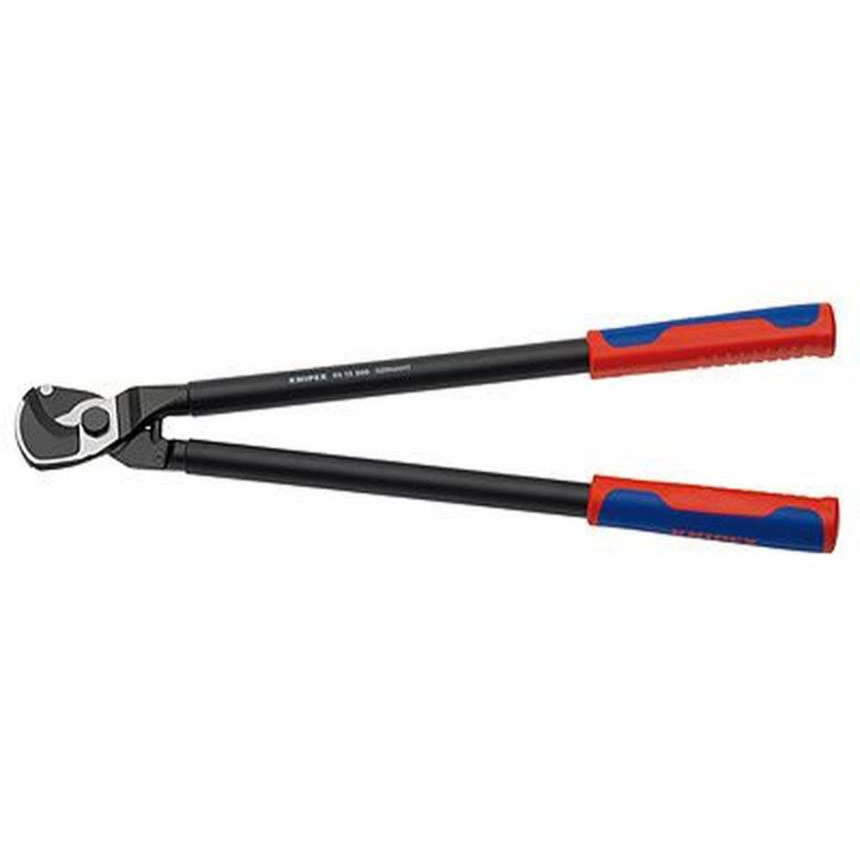 Kabelové nůžky 500 mm. KNIPEX 95 12 500 - leštěno, vícesložkové návleky 95 12 500