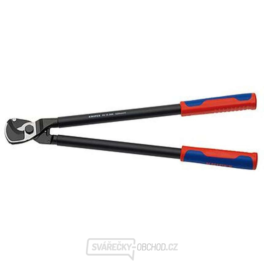 Kabelové nůžky 500 mm. KNIPEX 95 12 500 - leštěno, vícesložkové návleky Kabelové nůžky 500 mm. KNIPEX 95 12 500 - leštěno, vícesložkové návleky gallery main image
