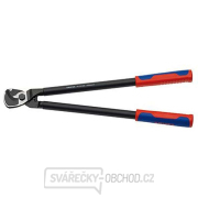 Kabelové nůžky 500 mm. KNIPEX 95 12 500 - leštěno, vícesložkové návleky gallery main image