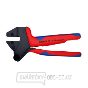 Víceúčelové lisovací kleště 200 mm Knipex 97 43 200 A, pro vyměnitelné lisovací profily gallery main image