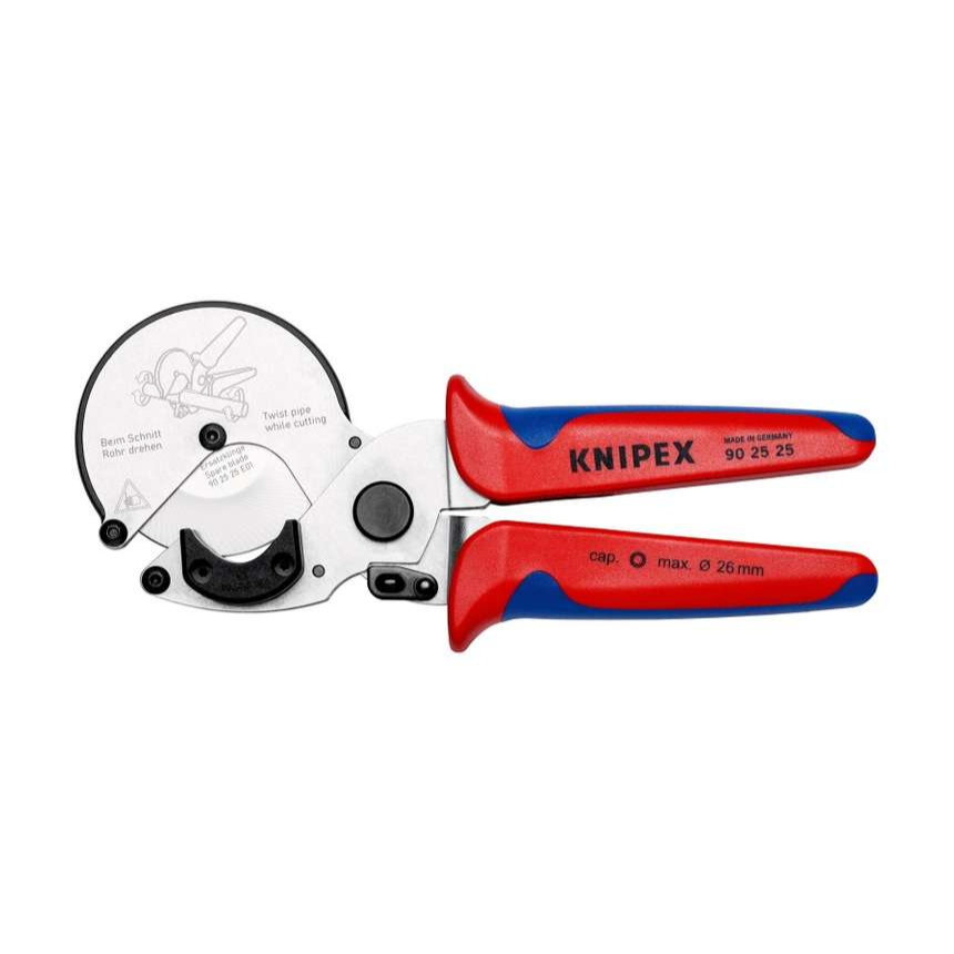 Nástroj na řezání kompozitních a plastových trubek KNIPEX 90 25 25 90 25 25