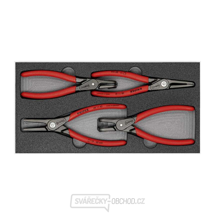 Kleště Knipex 00 20 01 V09 - balíček SRZ 3 v pěnové vložce (Sada 4 dílů) Kleště Knipex 00 20 01 V09 - balíček SRZ 3 v pěnové vložce (Sada 4 dílů) gallery main image
