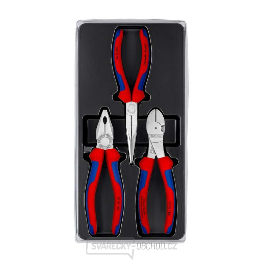 Paket montážních kleští KNIPEX 00 20 11 V01 - sada 3 díly Paket montážních kleští KNIPEX 00 20 11 V01 - sada 3 díly gallery main image