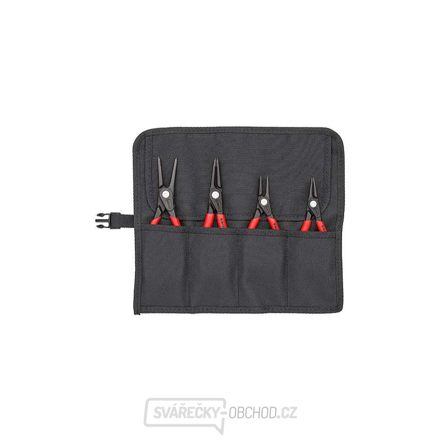 Sada precizních kleští na pojistné kroužky KNIPEX 00 19 57 - 4 díly