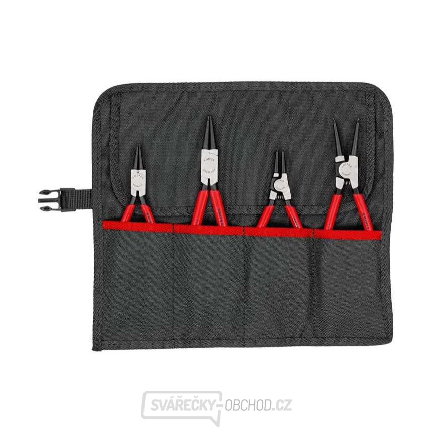 Kleště na pojistné kroužky KNIPEX 00 19 56 V01 (Sada 4 díly) Kleště na pojistné kroužky KNIPEX 00 19 56 V01 (Sada 4 díly) gallery main image