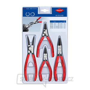 Kleště na pojistné kroužky Knipex 00 20 03 V02 (Sada 4 díly) Kleště na pojistné kroužky Knipex 00 20 03 V02 (Sada 4 díly) gallery main image