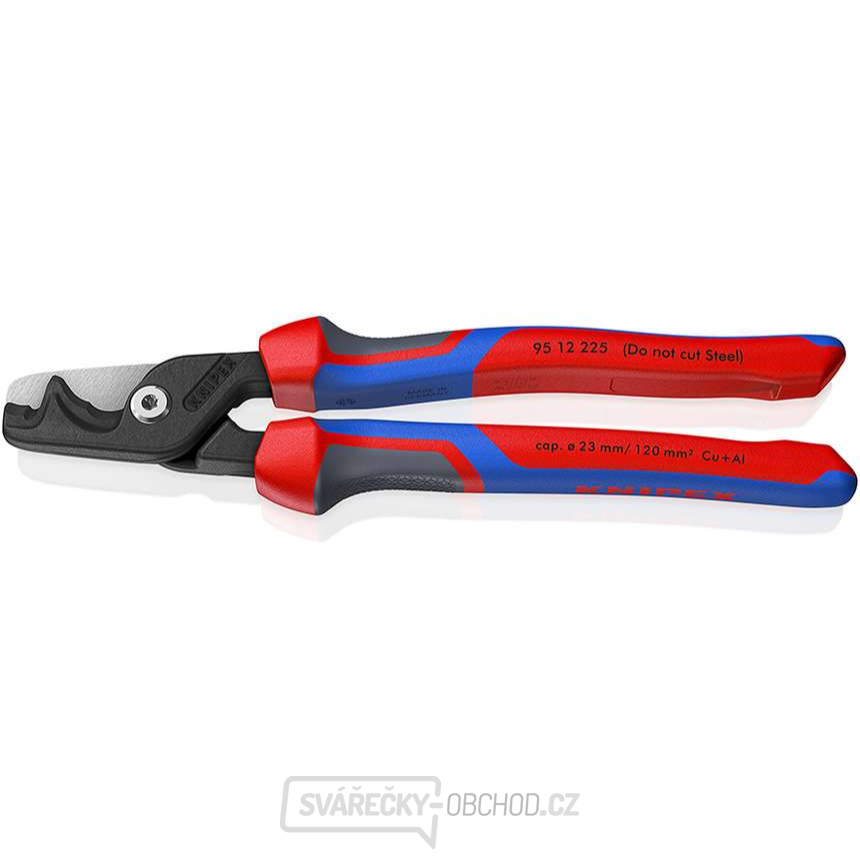 Kabelové nůžky StepCut XL 225 mm Knipex 95 12 225