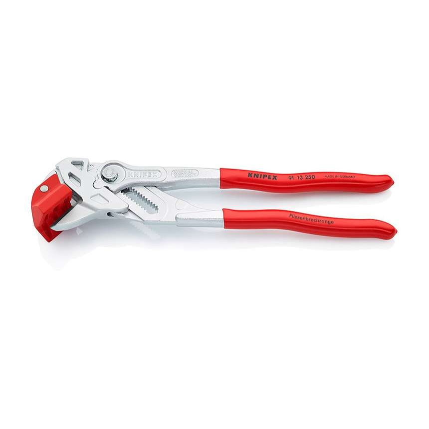 Kleště pro lámání dlaždic KNIPEX 91 13 250, 250 mm - pochromované 91 13 250