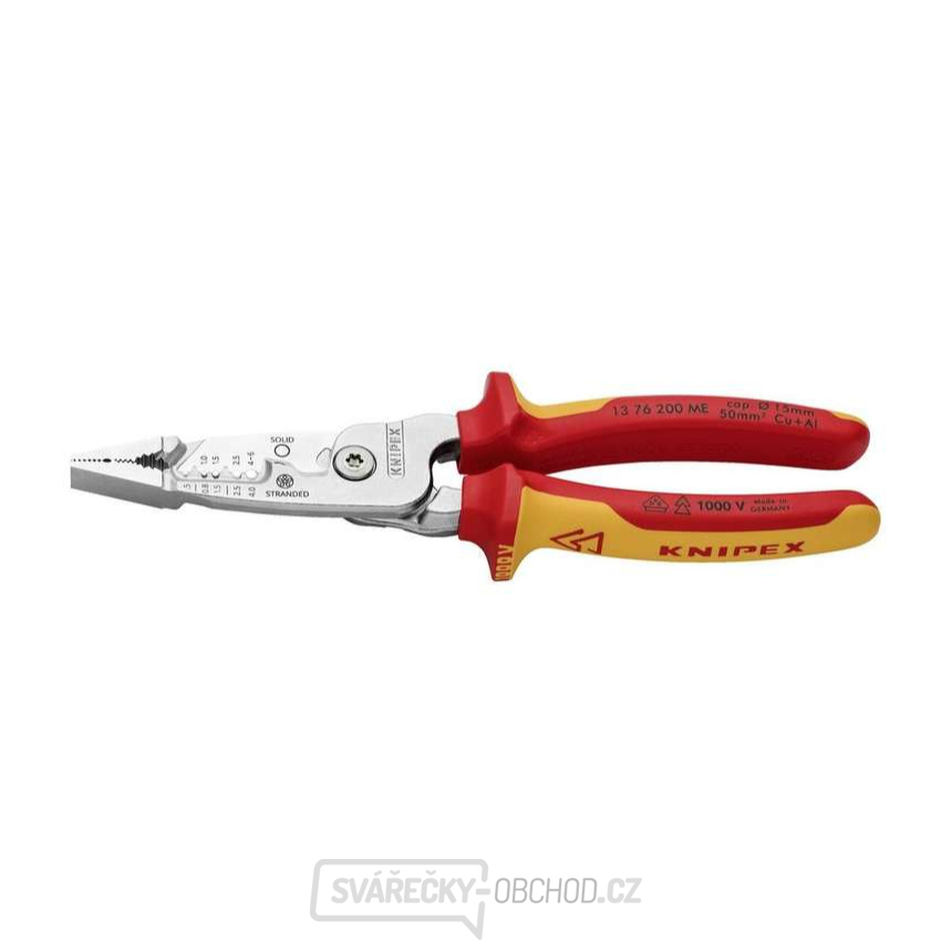 Odizolovací kleště 200 mm WireStripper Knipex 13 76 200 ME VDE