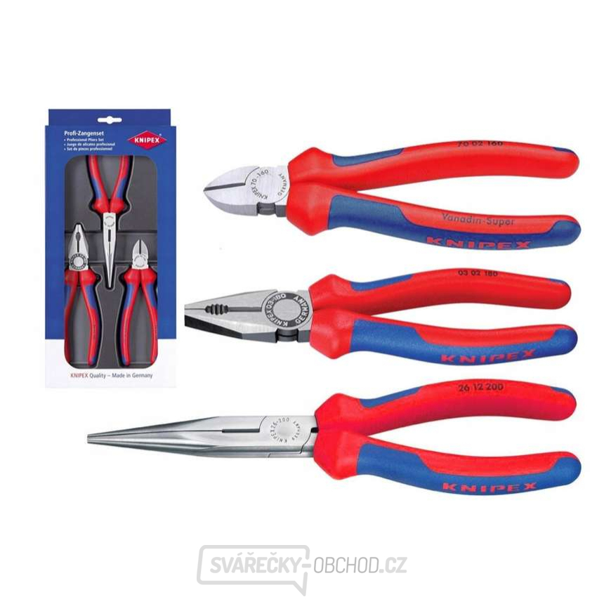 Paket montážních kleští KNIPEX 00 20 11 - sada 3 díly