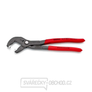 Kleště na hadicové spony KNIPEX 85 51 250 C, 250 mm - protiskluzová rukojeť, šedě fosfátované atramentolem Náhled