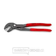 Kleště na hadicové spony KNIPEX 85 51 250 C, 250 mm - protiskluzová rukojeť, šedě fosfátované atramentolem Náhled