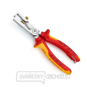 Odizolovací kleště s kabelovými nůžkami Knipex StriX 13 66 180 T (180 mm) Odizolovací kleště s kabelovými nůžkami Knipex StriX 13 66 180 T (180 mm) gallery main image