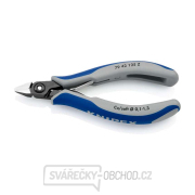 Přesné boční štípací kleště pro elektroniku 125 mm Knipex 79 42 125 - leštěná hlava, vícesložkové návleky Náhled