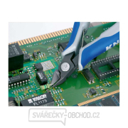 Přesné boční štípací kleště pro elektroniku 125 mm Knipex 79 42 125 - leštěná hlava, vícesložkové návleky Náhled