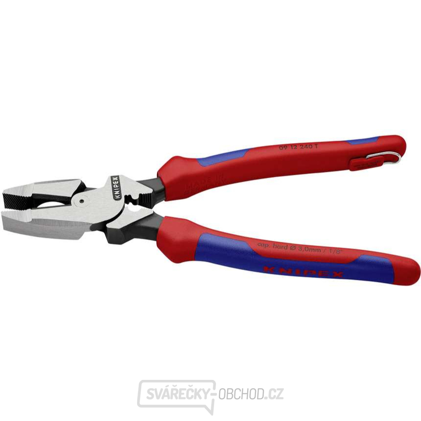 Silové kombinované kleště "Lineman's Pliers" 240 mm Knipex 09 12 240 T Silové kombinované kleště "Lineman's Pliers" 240 mm Knipex 09 12 240 T gallery main image