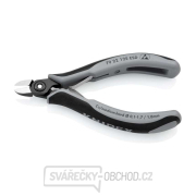 Přesné boční štípací kleště pro elektroniku 125 mm KNIPEX 79 22 125 ESD - leštěná hlava, vícesložkové návleky Náhled