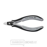 Přesné boční štípací kleště pro elektroniku 125 mm KNIPEX 79 22 125 ESD - leštěná hlava, vícesložkové návleky gallery main image