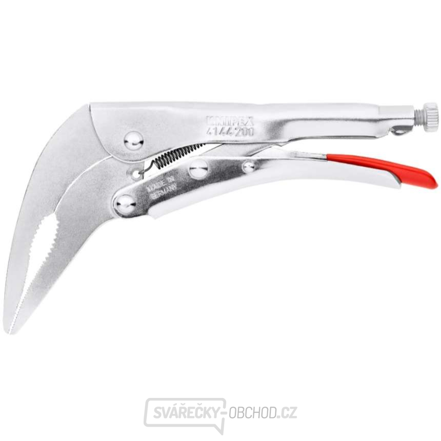 Úhlové samosvorné kleště 200 mm Knipex Langbeck Grip