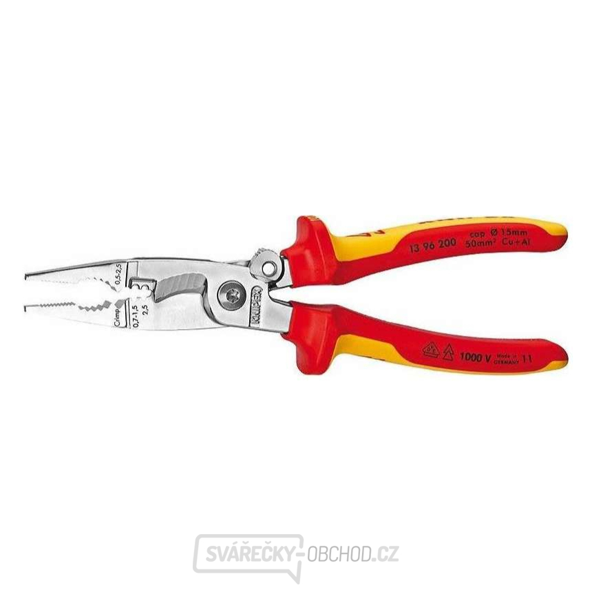 Kleště univerzální elektroinstalační  200 mm Knipex 13 96 200