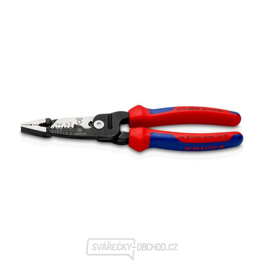 Odizolovací kleště 200 mm WireStripper Knipex 13 72 200 ME Odizolovací kleště 200 mm WireStripper Knipex 13 72 200 ME gallery main image